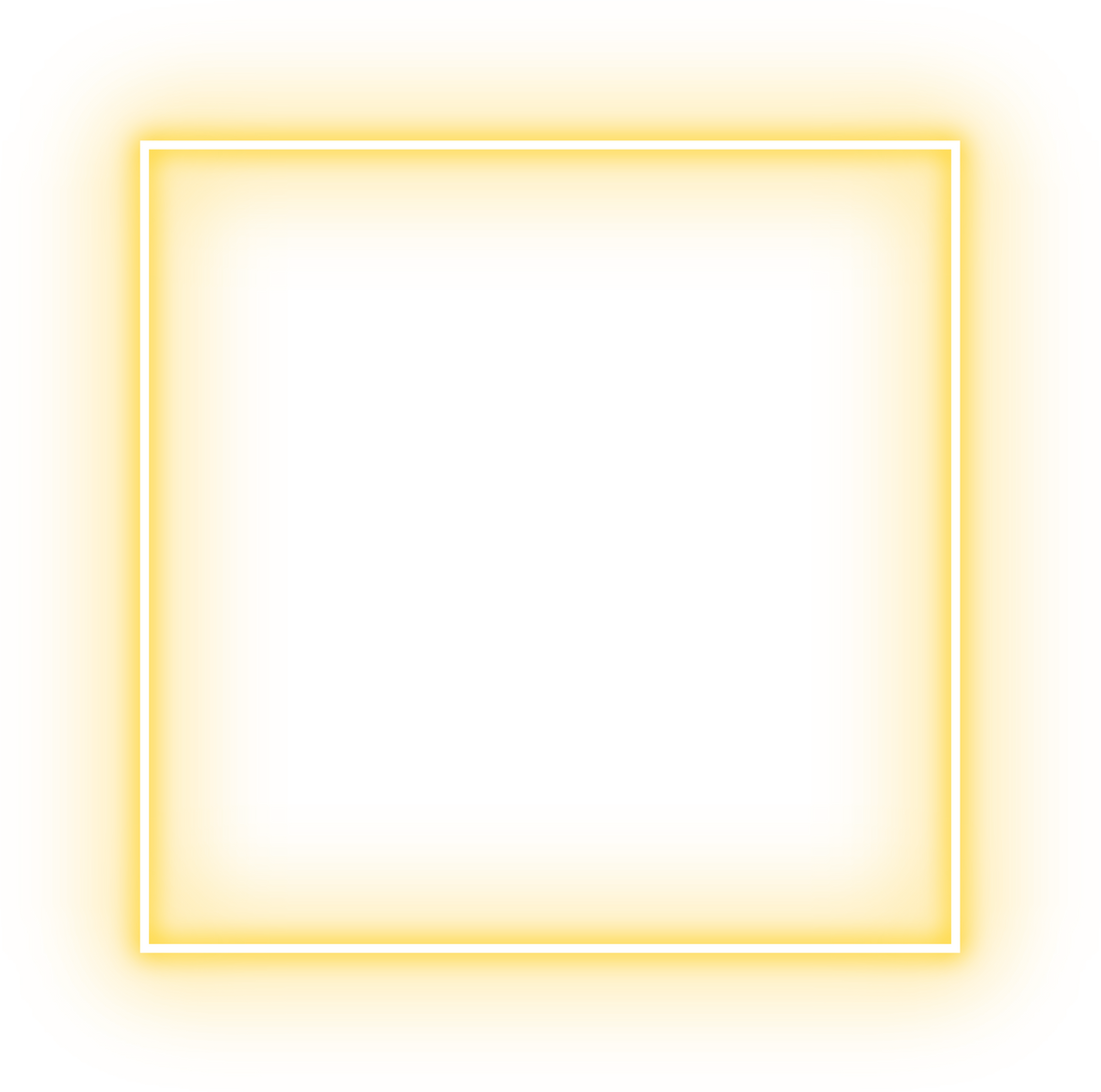 square neon frame